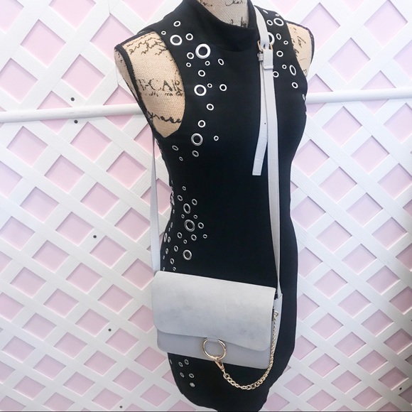 PARKER BLACK DRESS WITH SILVER DETAILS - Picture 2 of 8